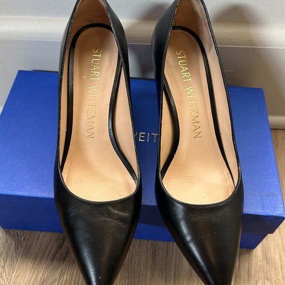 Stuart Weitzman Linsi 75 Pump Black 8.5 - Picture 2 of 7